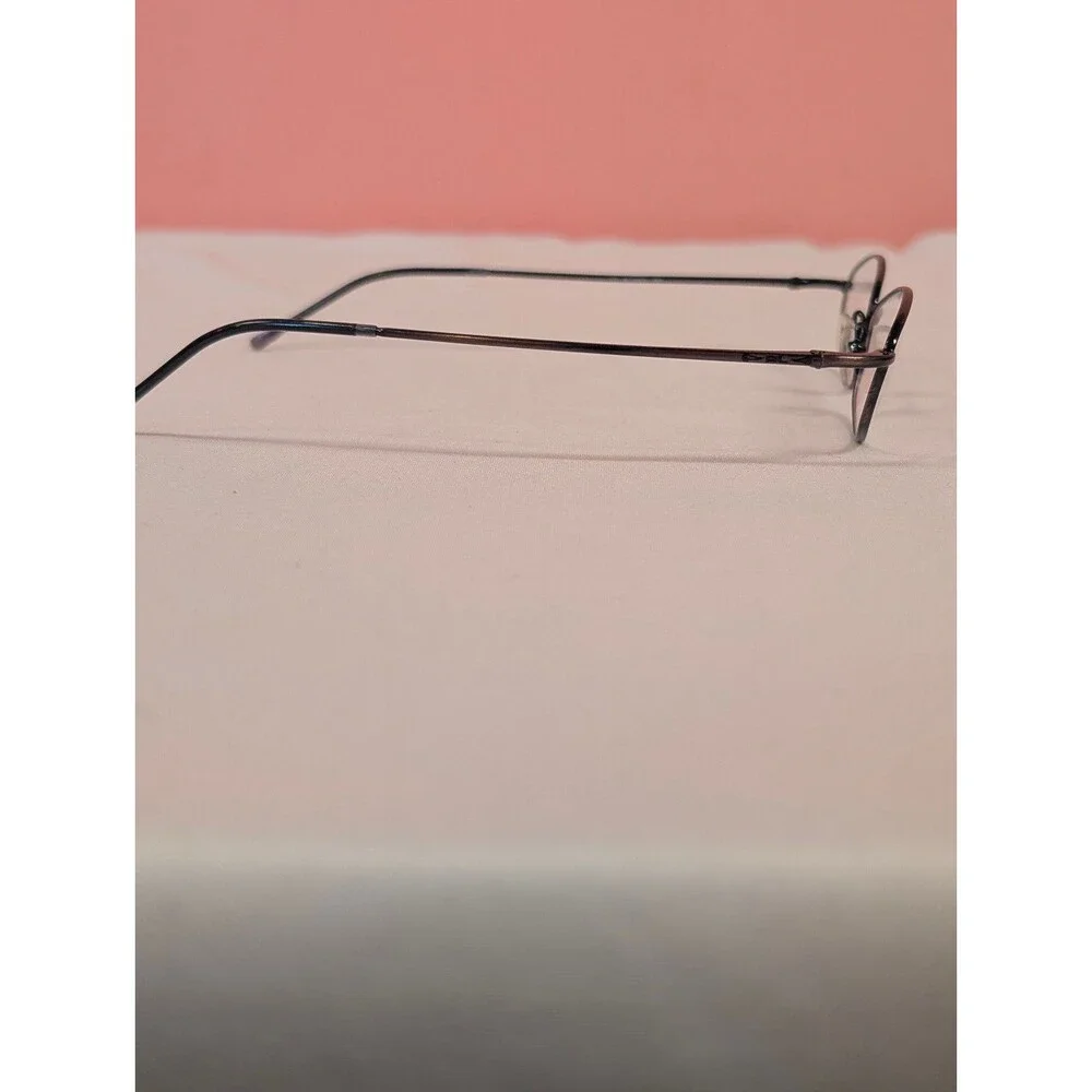 Vintage Ralph Lauren 1409 Kids Stainless Steel Small Oval Eyeglass Frames Italy